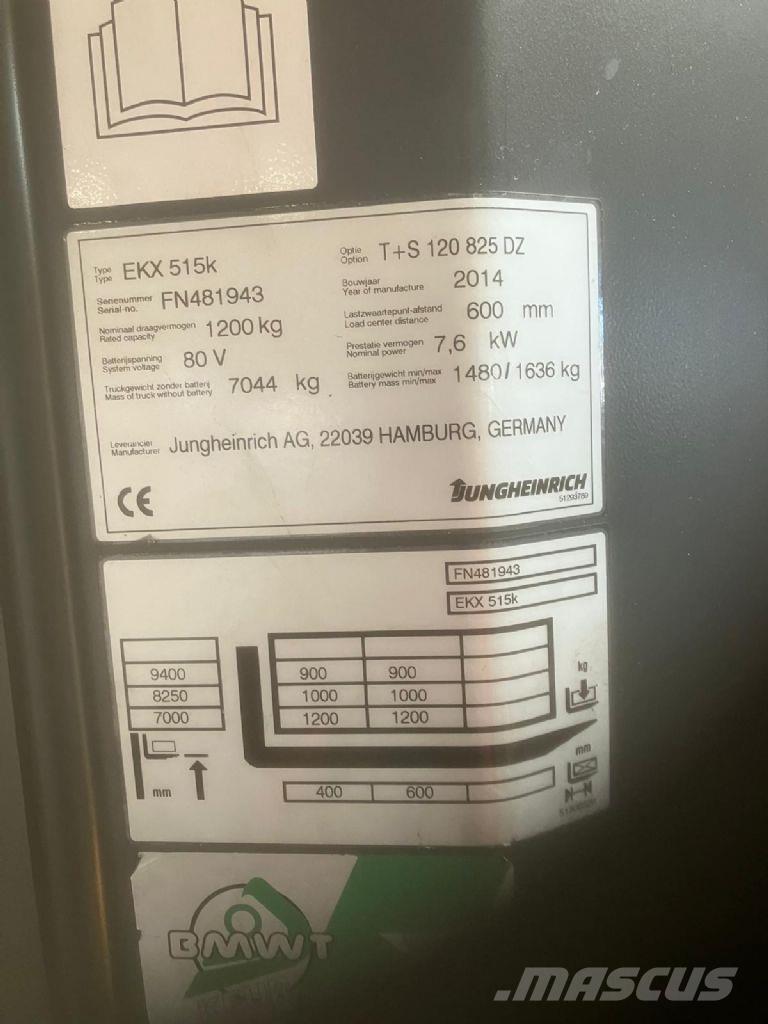 Jungheinrich EKX 515k Préparateur de commande haute levée