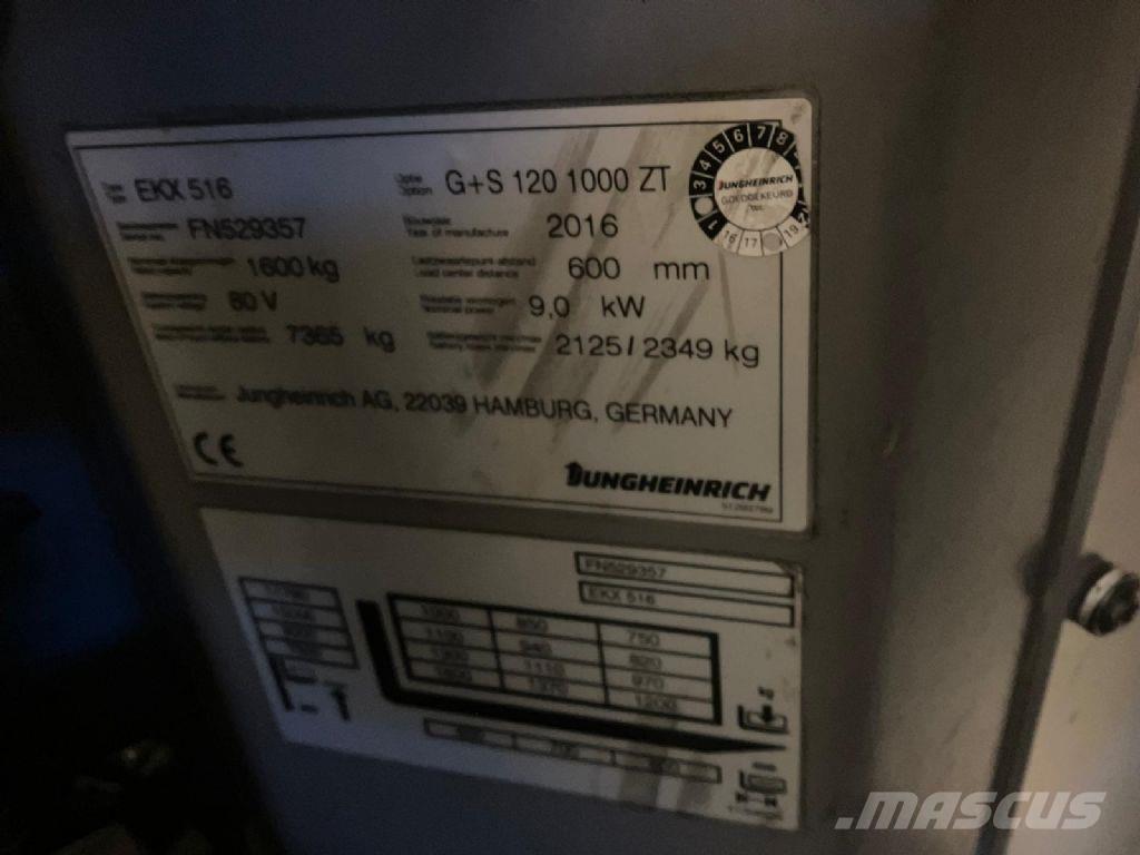 Jungheinrich EKX 516 Préparateur de commande haute levée