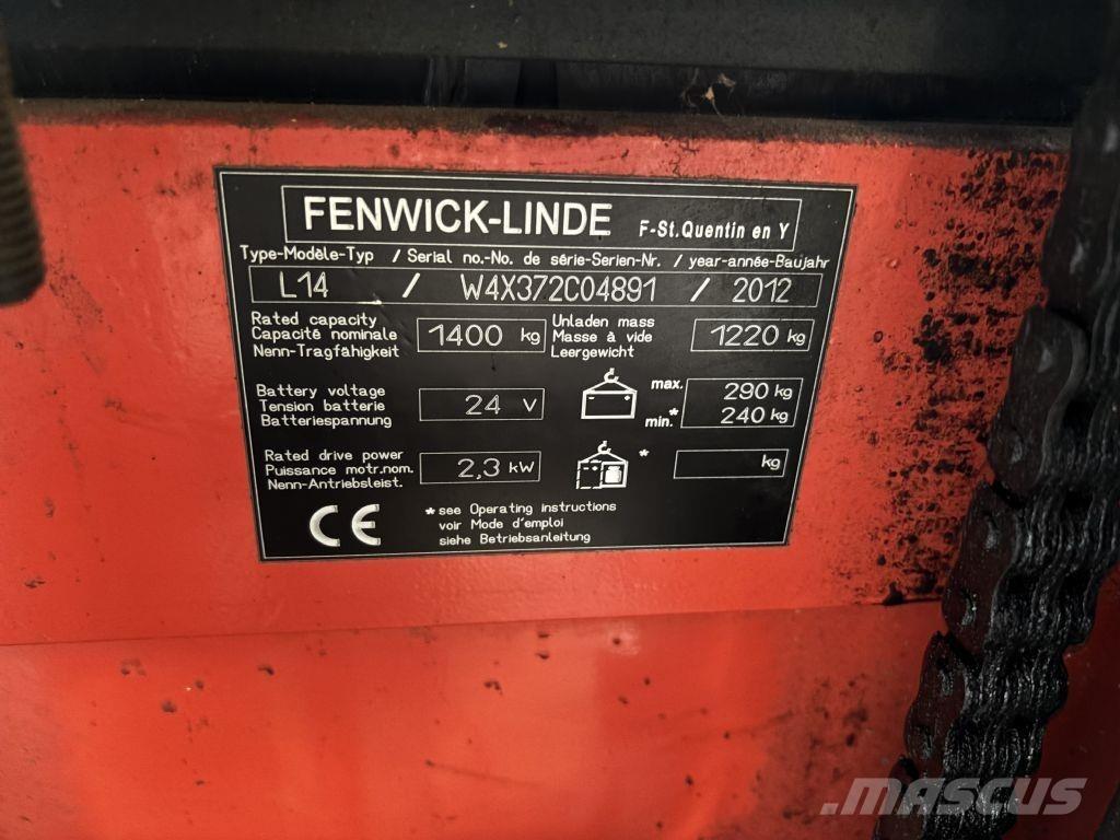Linde L14 Gerbeur accompagnant
