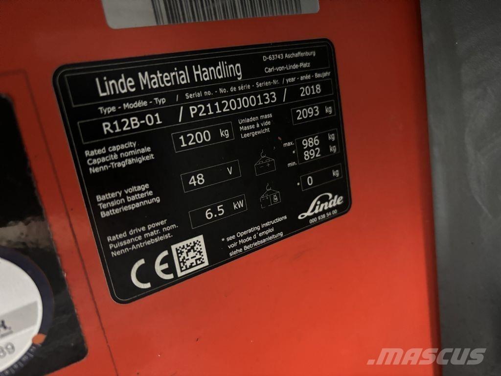 Linde R12B-01 Chariot à mât rétractable