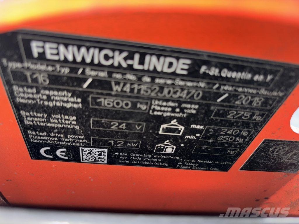 Linde T16 Transpalette accompagnant