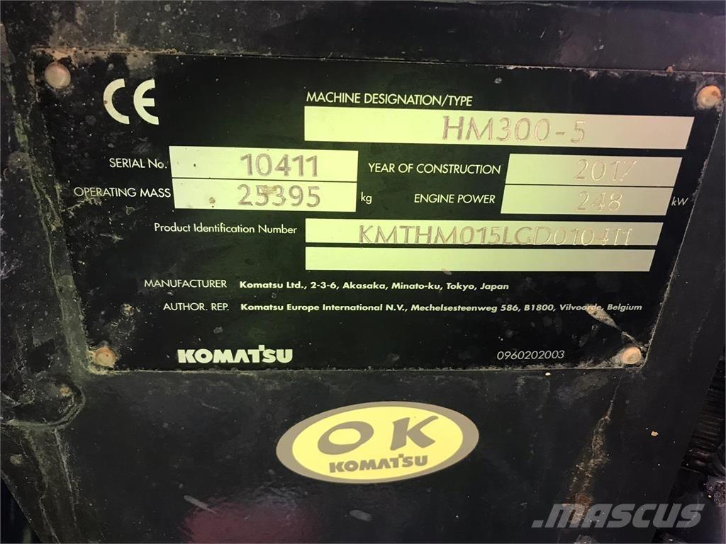 Komatsu HM300-5 Tombereau articulé