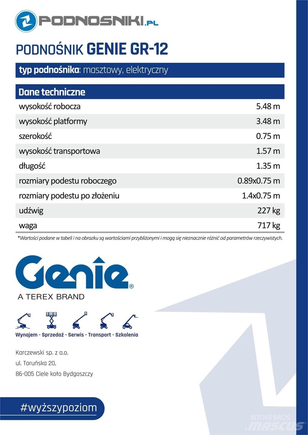 Genie GS-4047 Nacelle ciseaux
