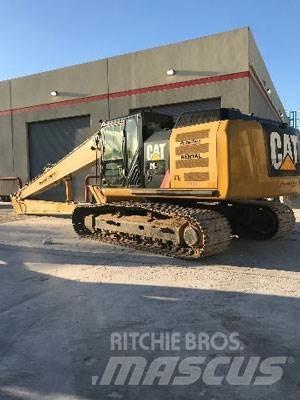 CAT 329EL Long Reach Pelle sur chenilles
