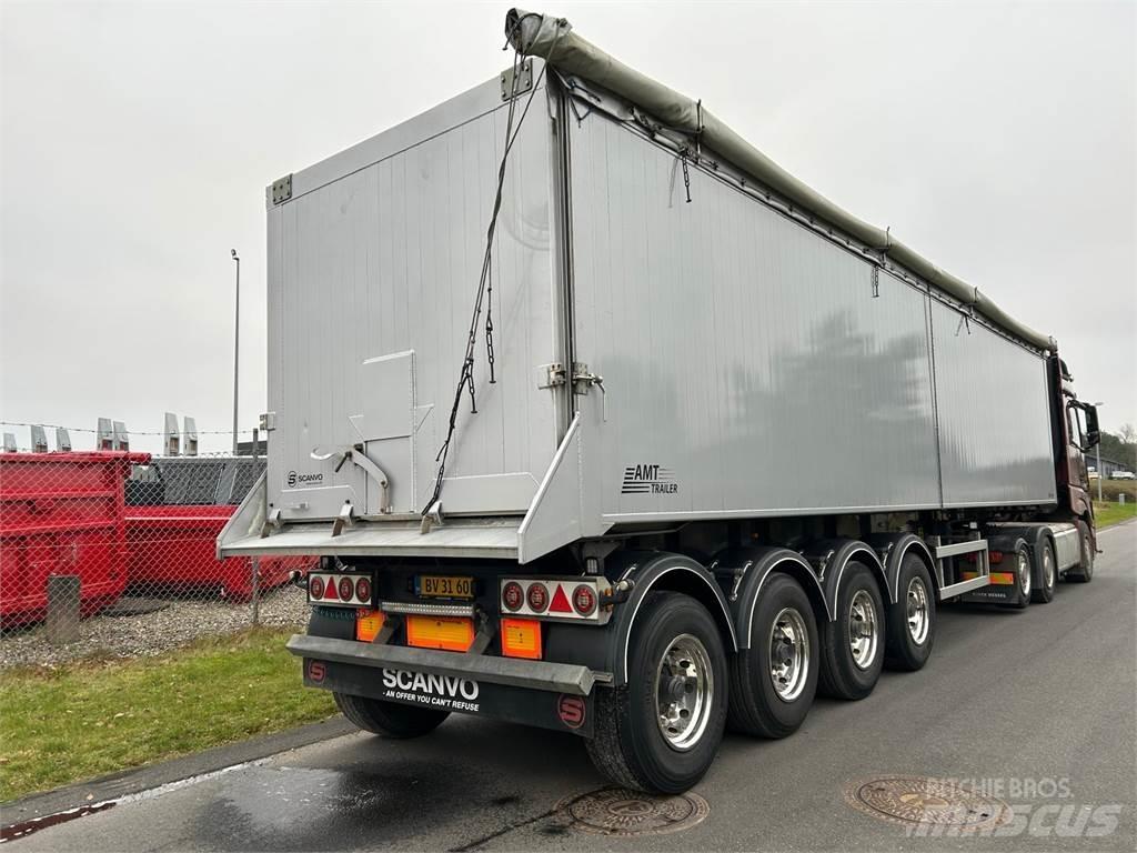 AMT 4-aks 60m3 Benne semi remorque