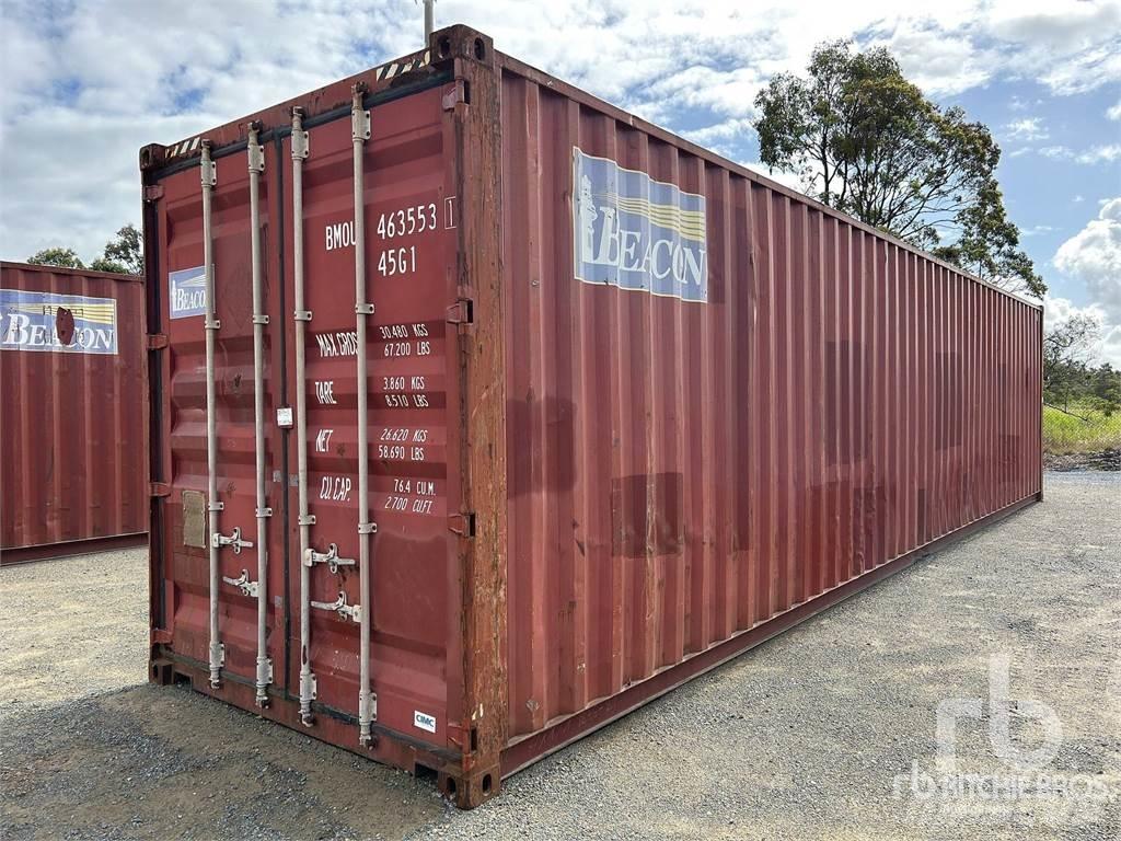  40 ft High Cube Semi remorque porte container