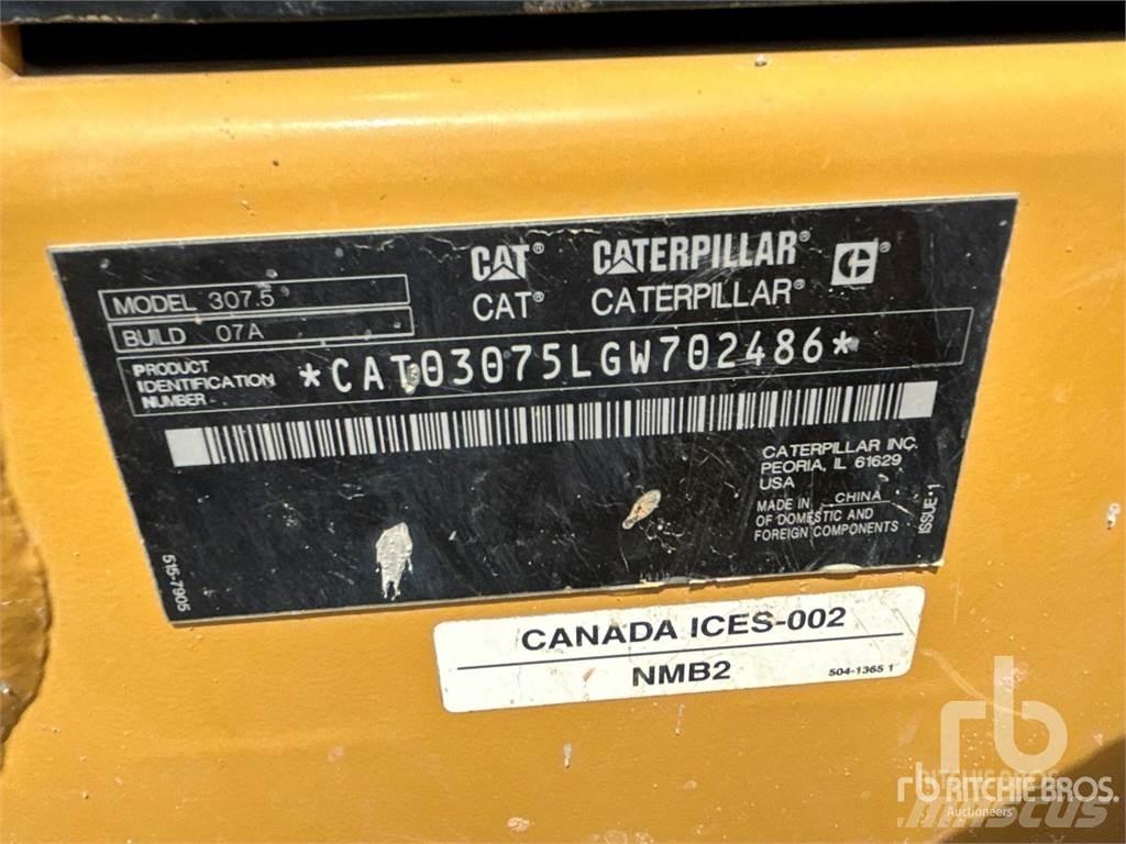 CAT 307.5 Pelle sur chenilles