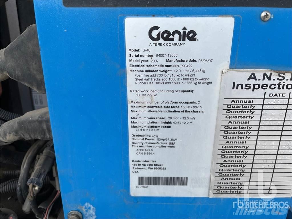 Genie S40 Nacelles articulées