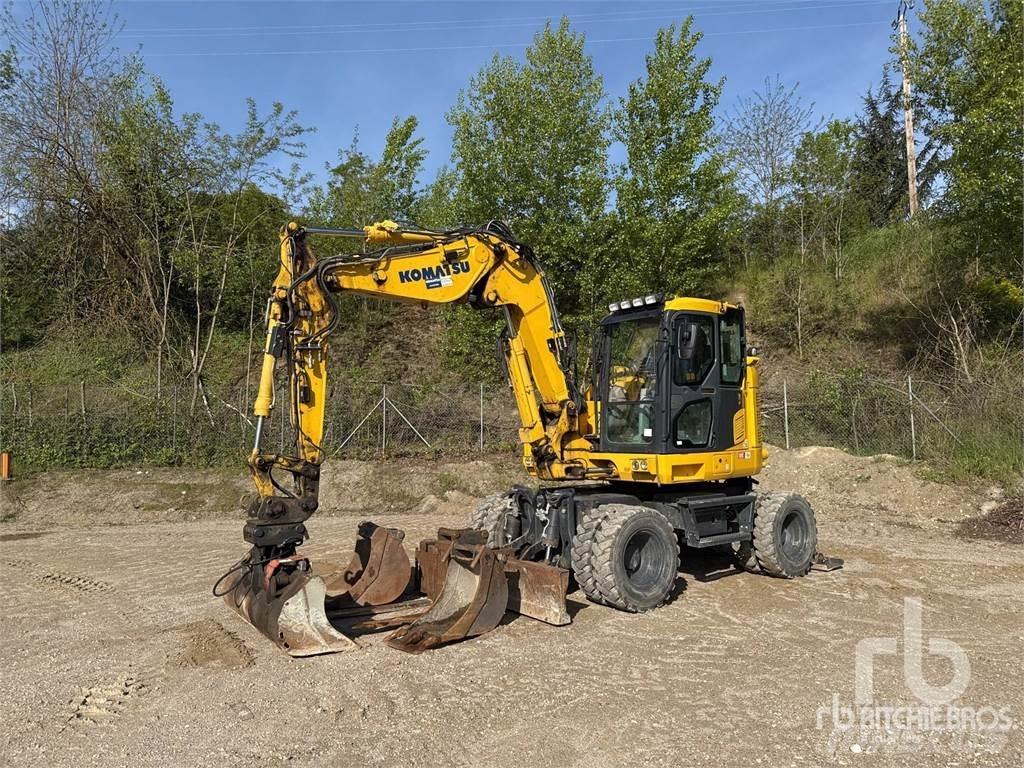 Komatsu PW118MR Pelle sur pneus