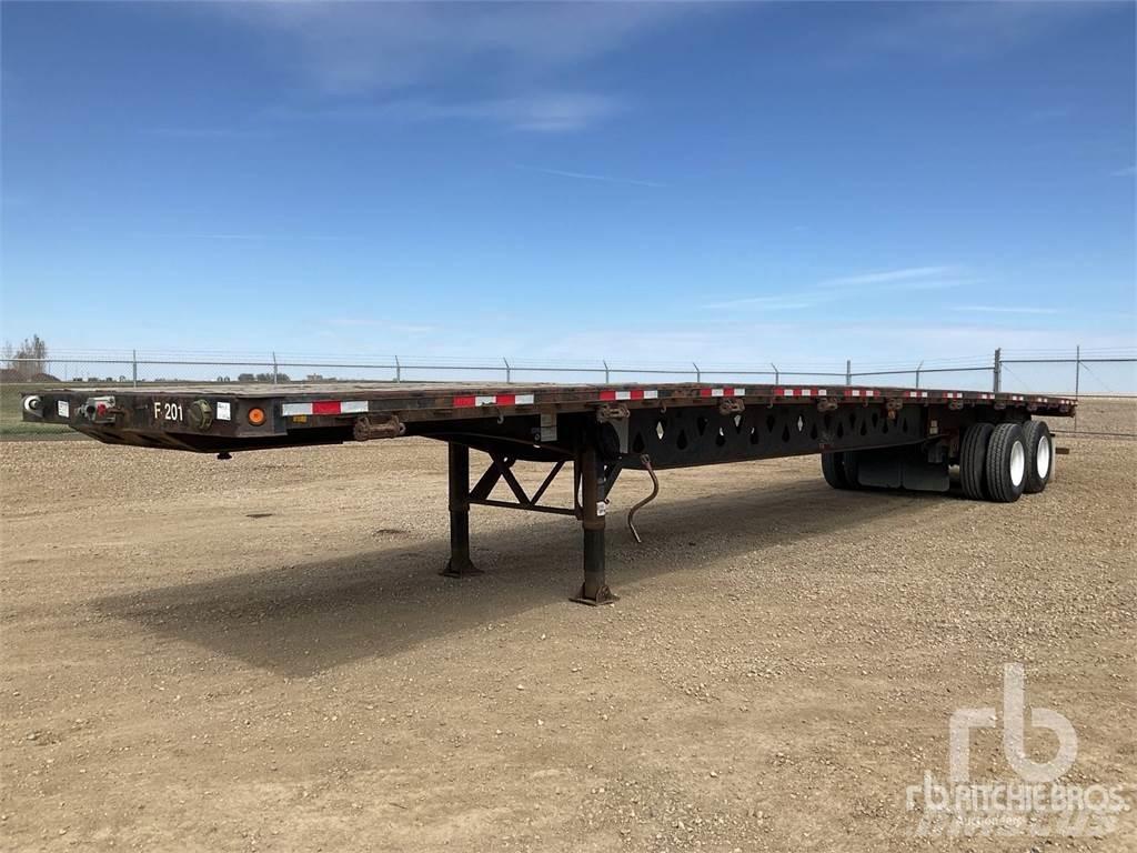 Manac 48 ft T/A Semi remorque plateau ridelle