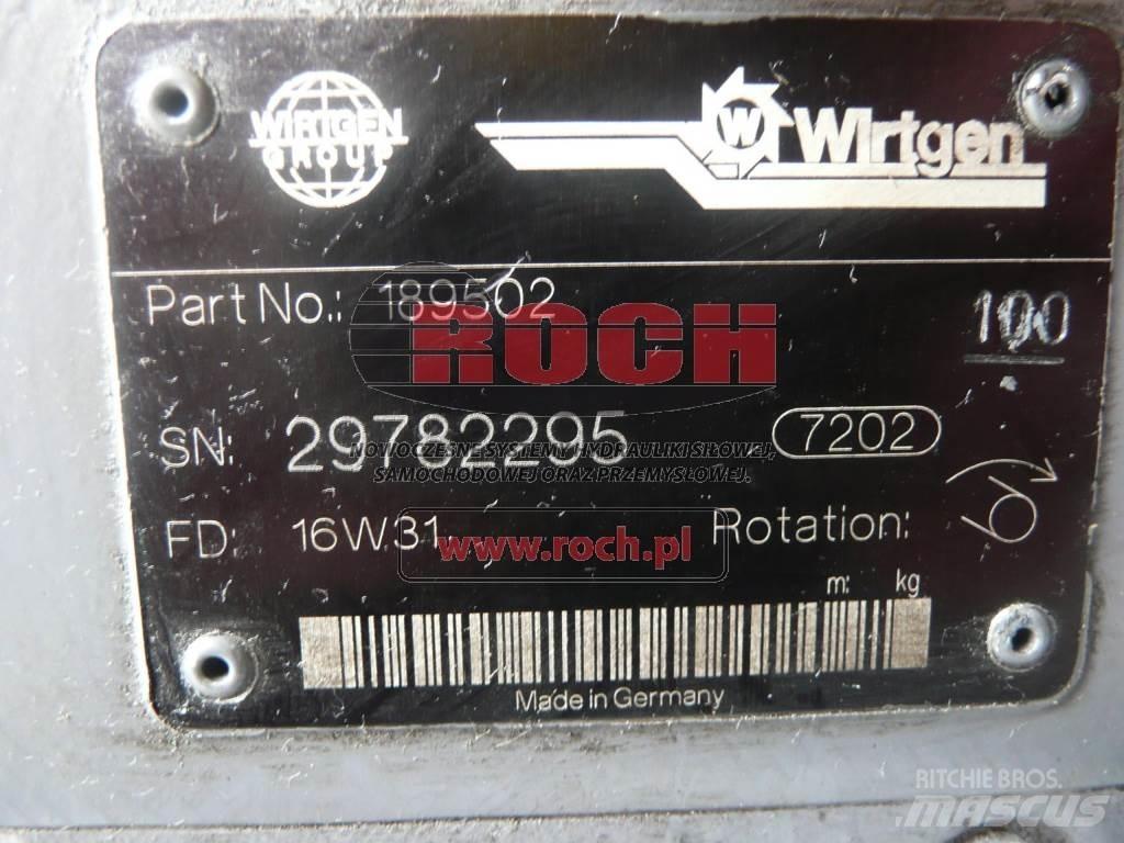 Wirtgen 189502 Hydraulique