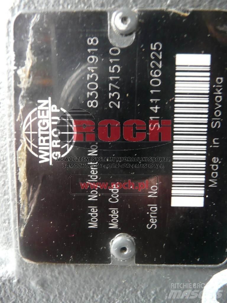 Wirtgen 83031918 2371510 Hydraulique