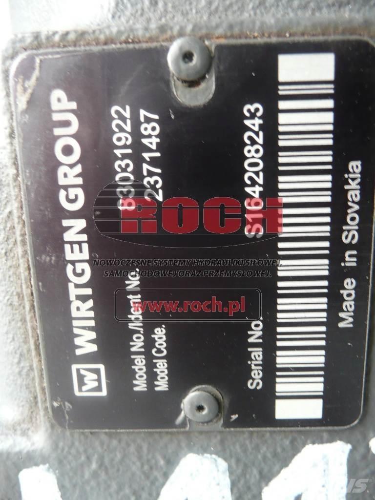 Wirtgen 83031922 2371487 Hydraulique