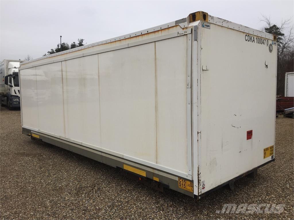  7450 mm med rulleport Semi remorque fourgon