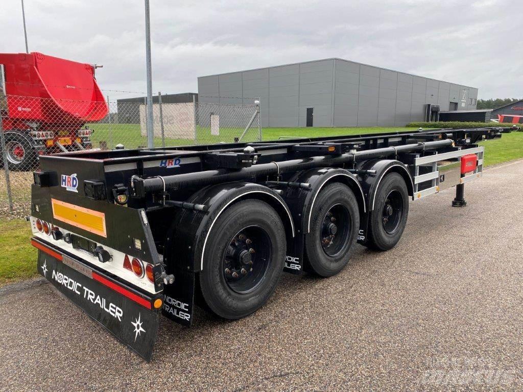 HRD 3-aks 20 + 30 ADR Semi remorque porte container