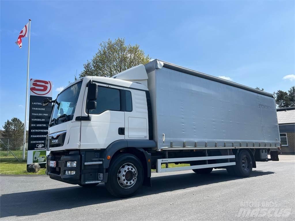 MAN TGM 18-340 BL Camion à rideaux coulissants (PLSC)
