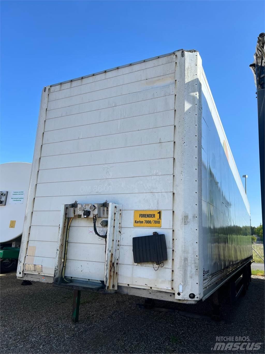 Schmitz 13,6 mtr boks Semi remorque fourgon