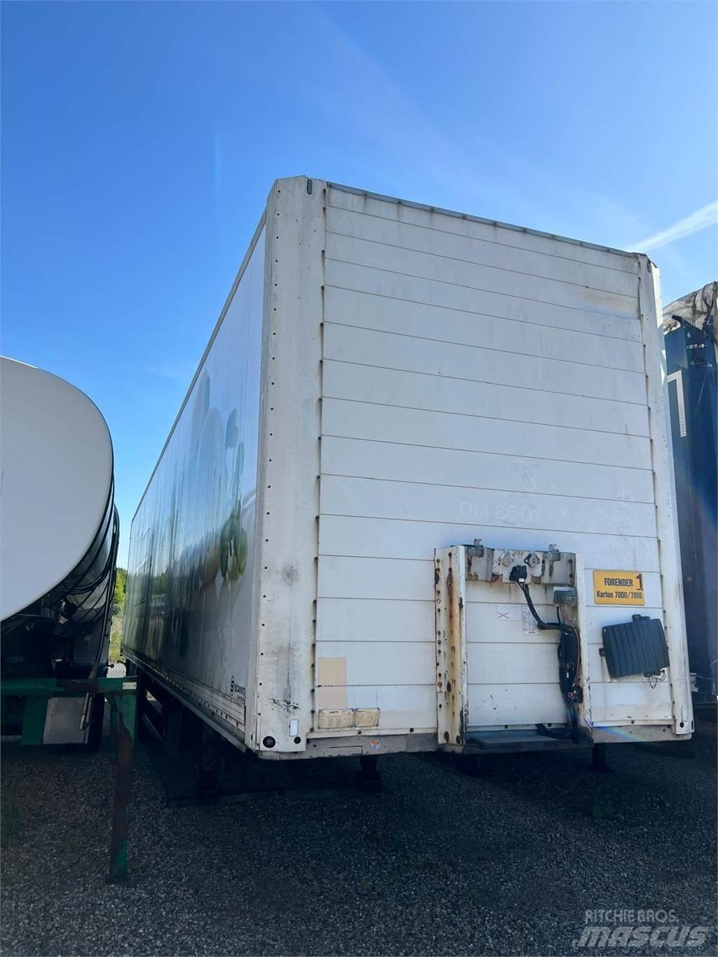 Schmitz 13,6 mtr boks Semi remorque fourgon