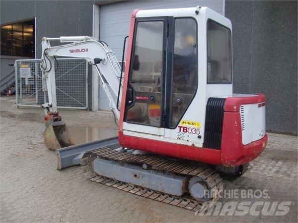 Takeuchi TB035 Mini pelle < 7t