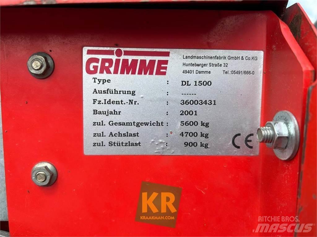 Grimme dl 1500 Moissoneuse de Pomme de Terre