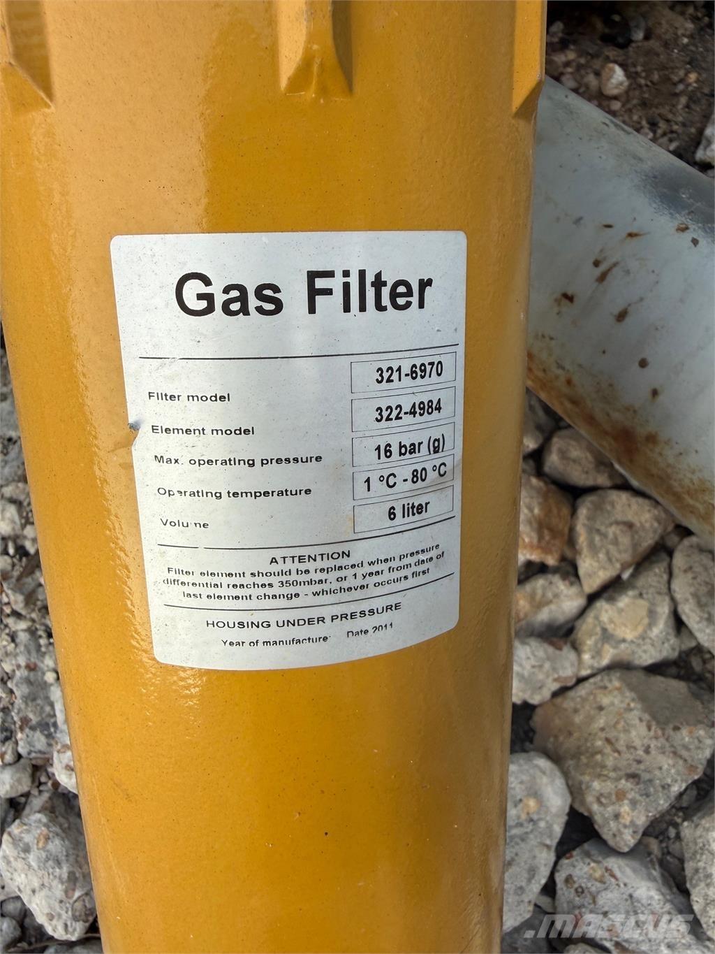 CAT Gas Filter Moteur