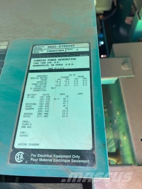 Onan 15kW Générateurs diesel