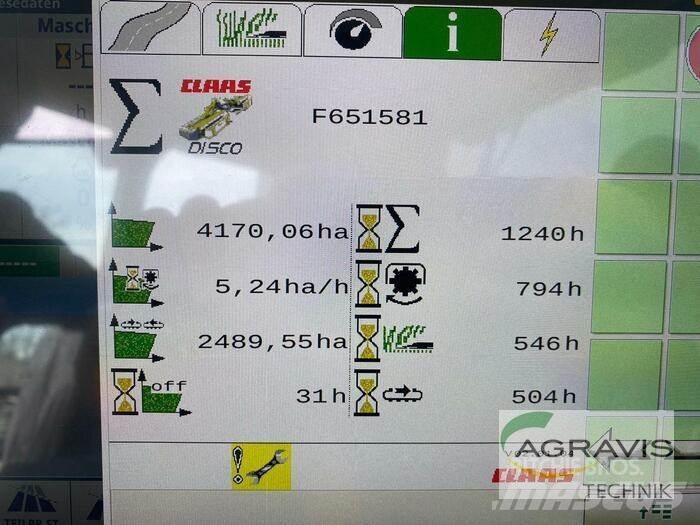 CLAAS DISCO 9200 C AS Faucheuse