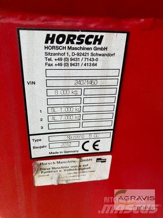 Horsch MAISTRO 8 CC Semoir