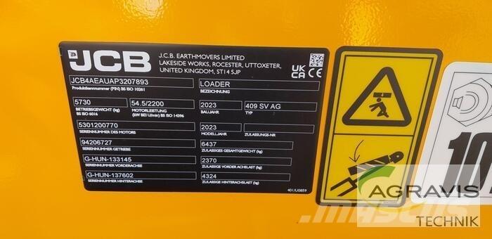 JCB 409 AGRI STUFE V Chargeuse sur pneus