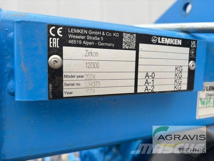 Lemken ZIRKON 12/300 Herse rotative, rotavator