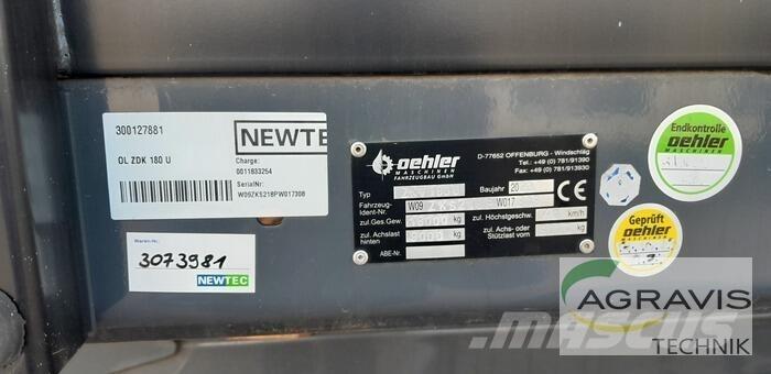 Oehler OL ZDK 180 U Benne céréalière