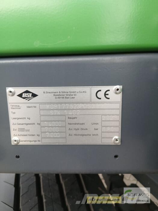 Strautmann SZK 1402 Benne céréalière