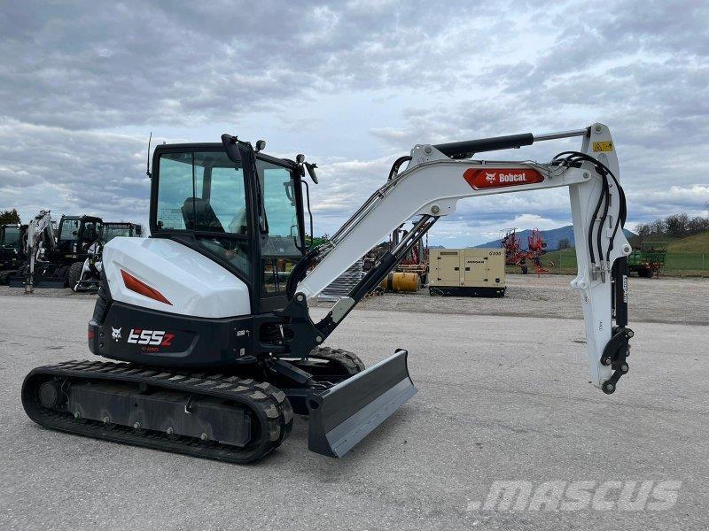 Bobcat E 55 Pelle sur pneus