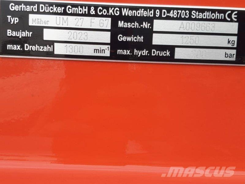 Dücker UM 27 Retourneur de compost