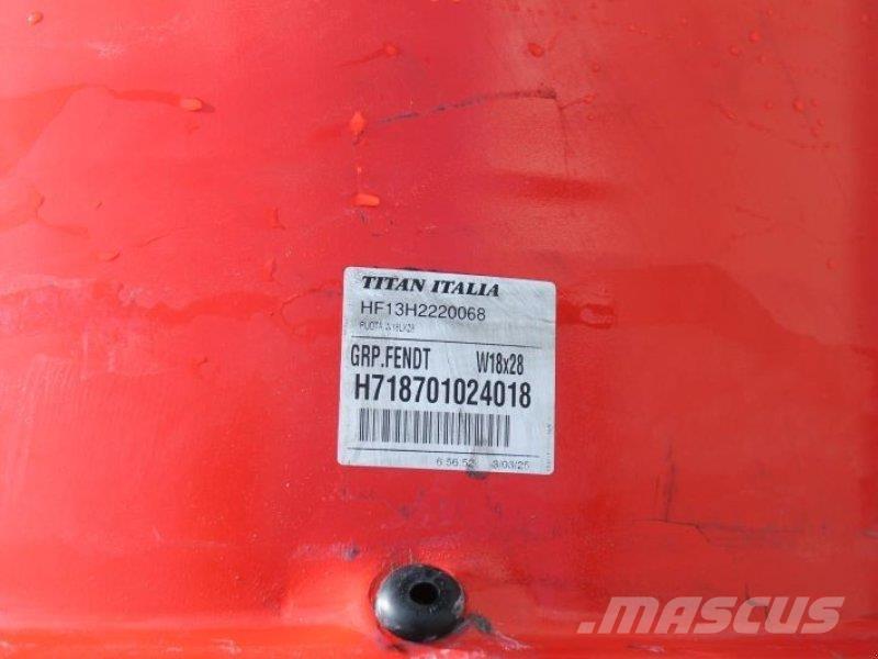 Fendt W 18x28 Pneus, roues et jantes