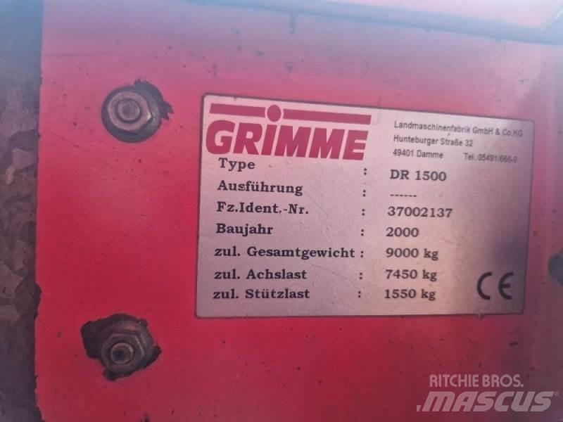 Grimme DR 1500 Moissoneuse de Pomme de Terre