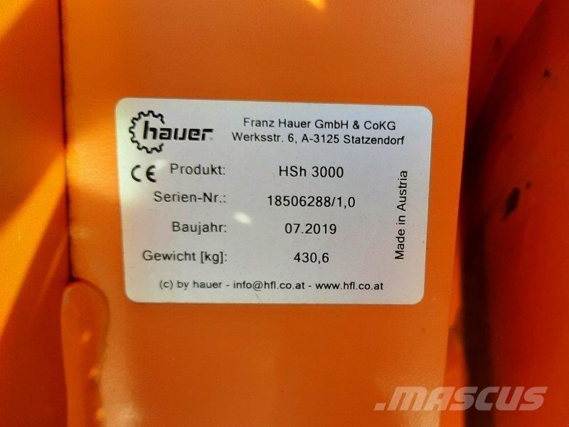 Hauer HSH 3000 Chasse neige