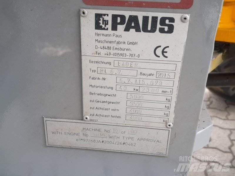 Paus RL 6.7 Chargeuse sur pneus