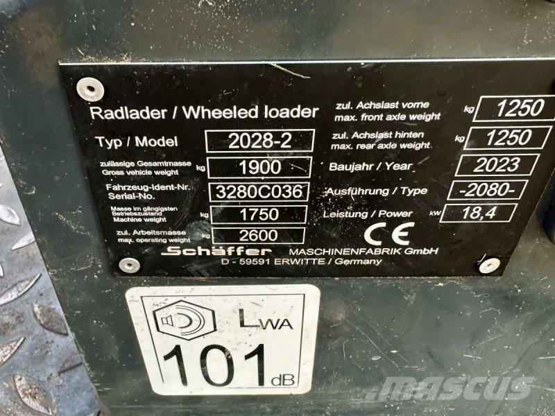Schäffer 2028 Chargeur frontal, fourche