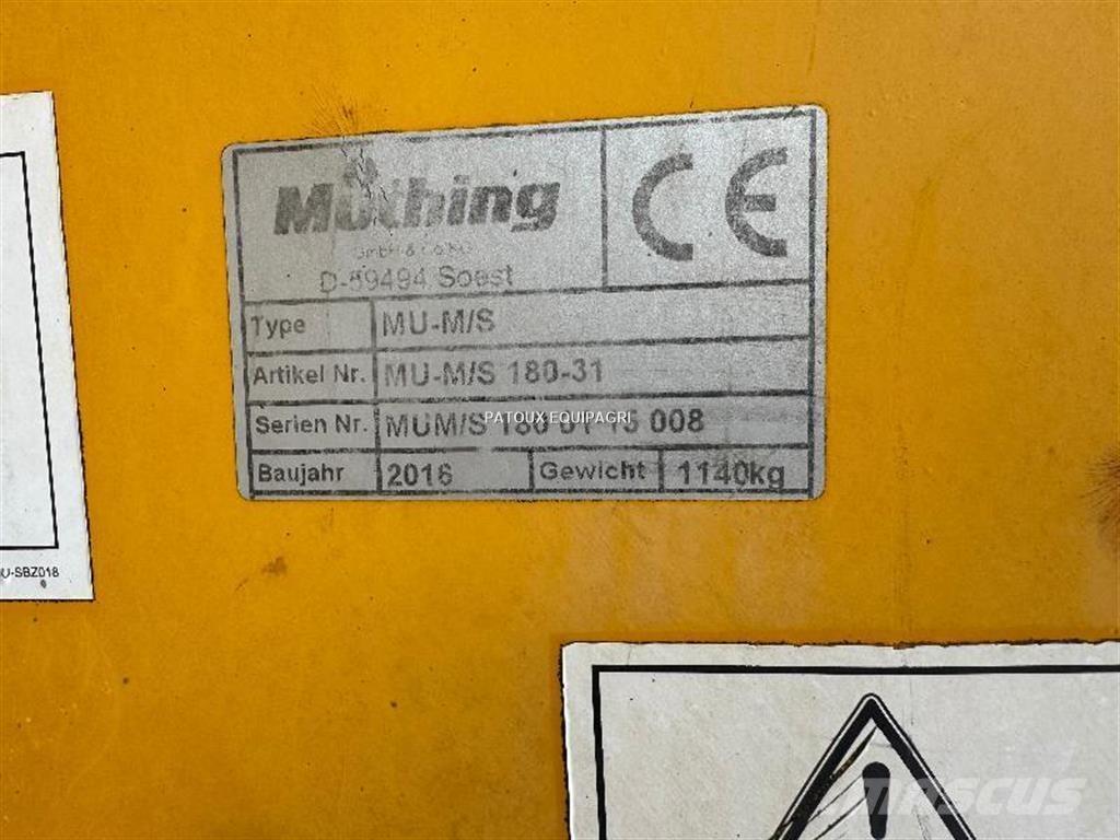 Müthing MU/MS-180 Herse rotative, rotavator