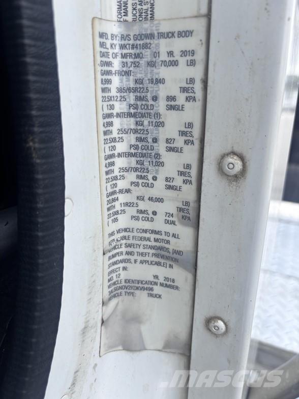 Freightliner 122SD Camion benne