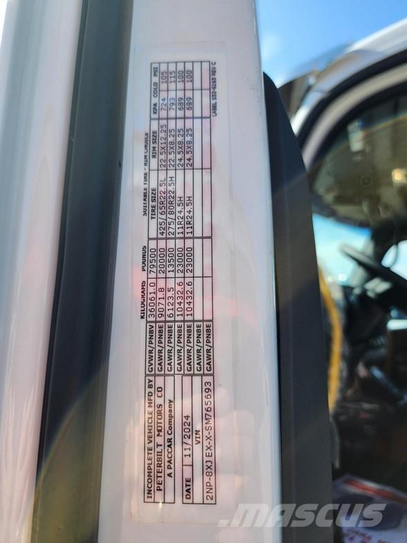 Peterbilt 548 Camion benne