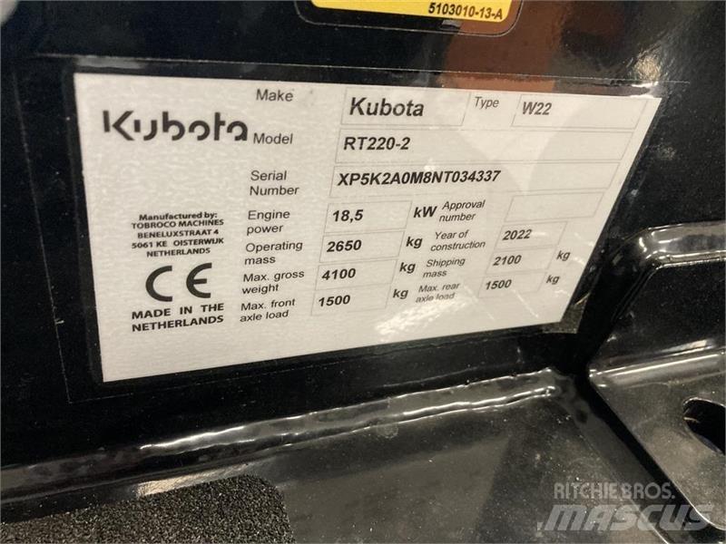 Kubota RT 220- 2 Mini chargeuse