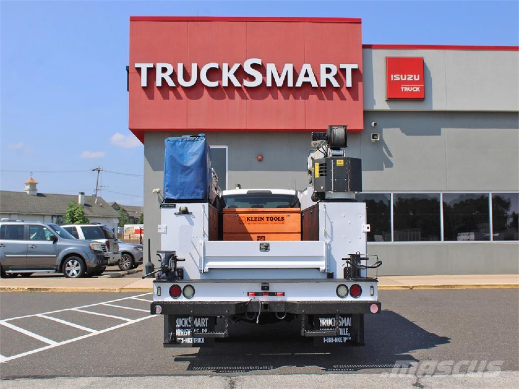Ford F550 Camion plateau ridelle avec grue