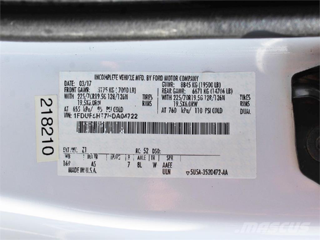 Ford F550 Camion nacelle