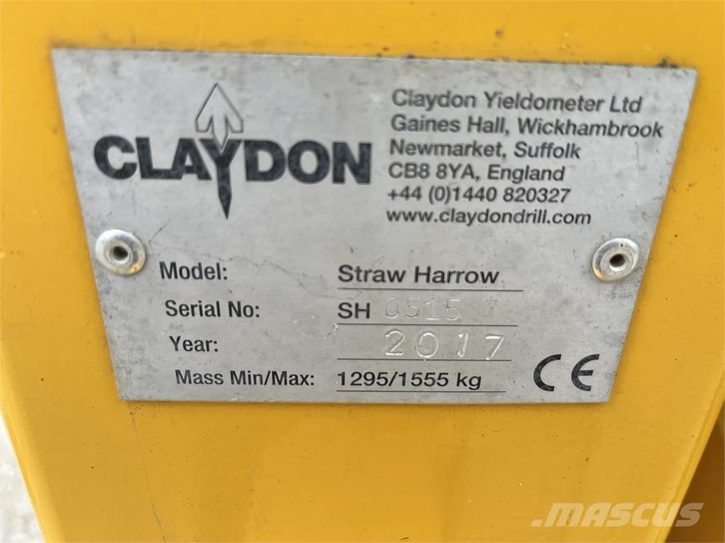 Claydon HARROW Déchaumeur, cultivateur