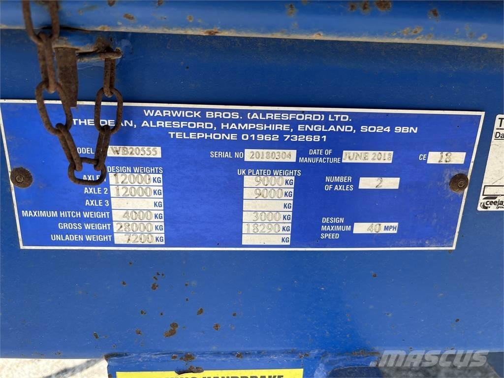  WARWICK 20 TONNE Autre remorque agricole