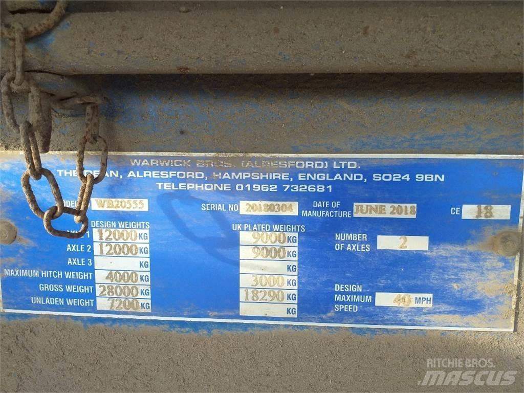  WARWICK 20 TONNE Autre remorque agricole