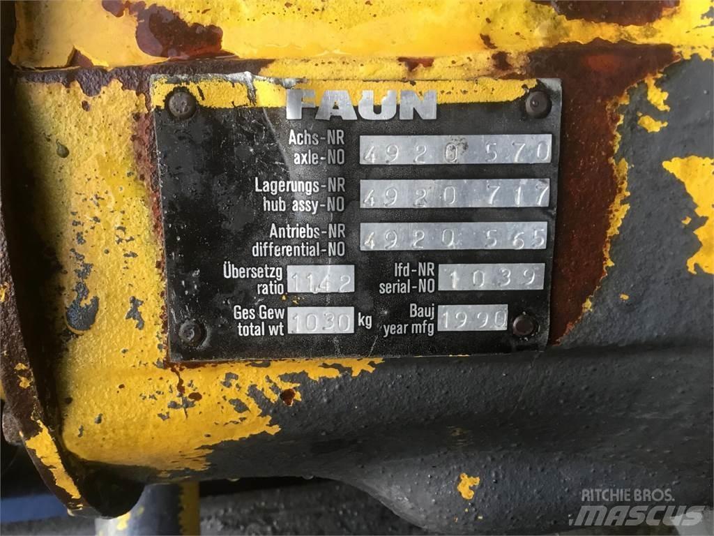 Faun RTF 50-3 axle 1 Essieux