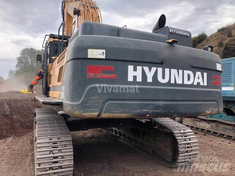 Hyundai HX520L Pelle sur chenilles